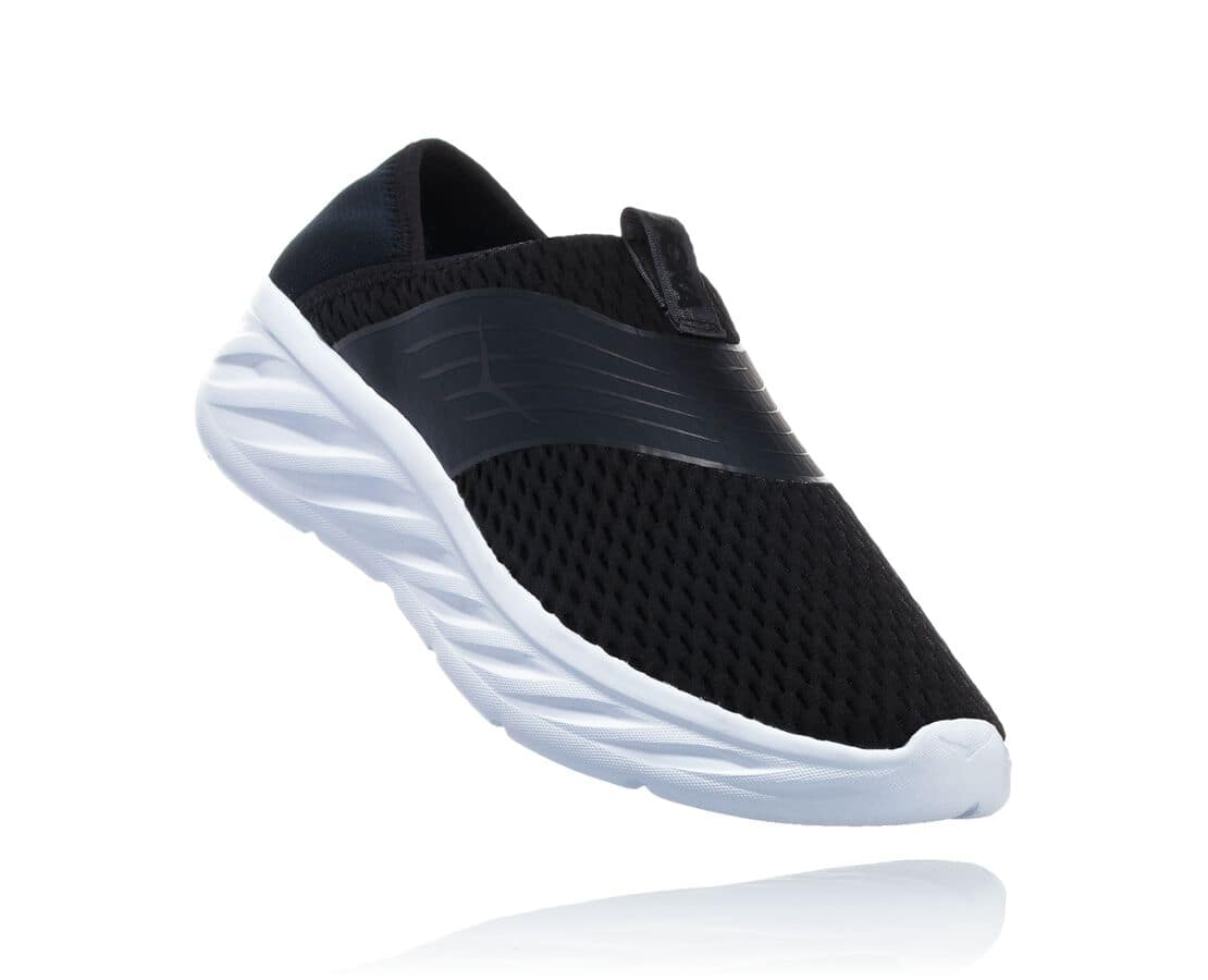 Hoka One One Ora Recovery Shoe Philippines - Womens Walking Shoes - Black | AT1783450